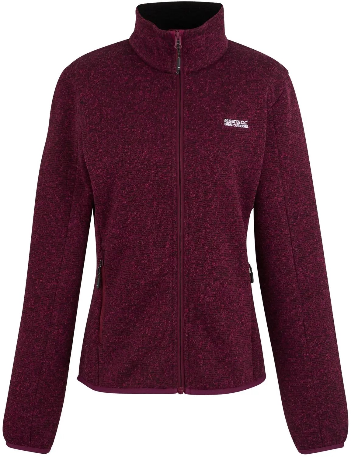 Vrouwelijke fleece met volledige rits Regatta Newhill Dark Pimento