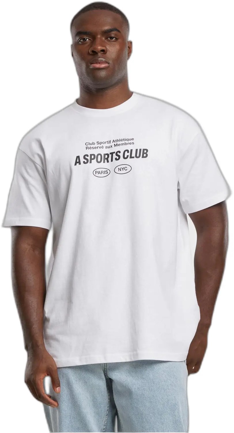 Oversized T-shirt Mister Tee A Sportsclub Wit