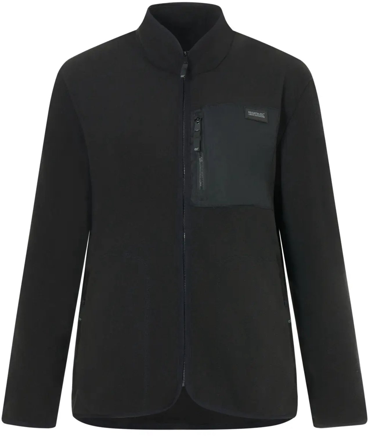 Damesfleece met rits Regatta Frankie Zwart
