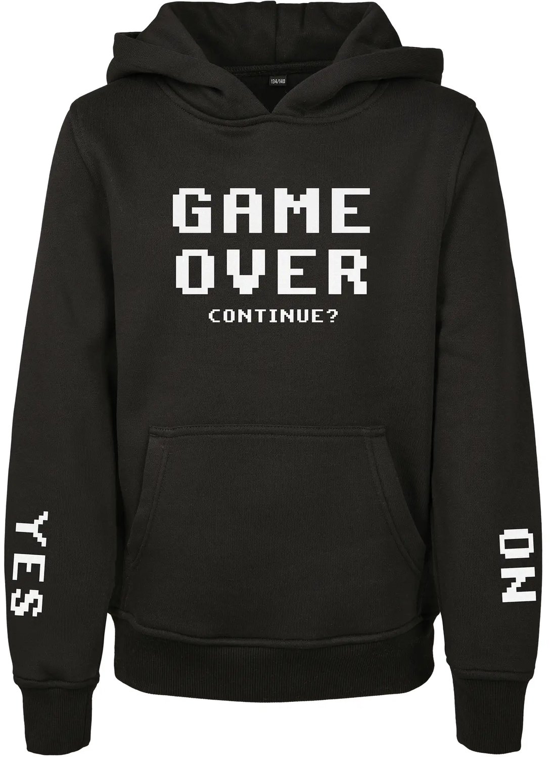 Kinder sweatshirt Mister Tee game over Zwart