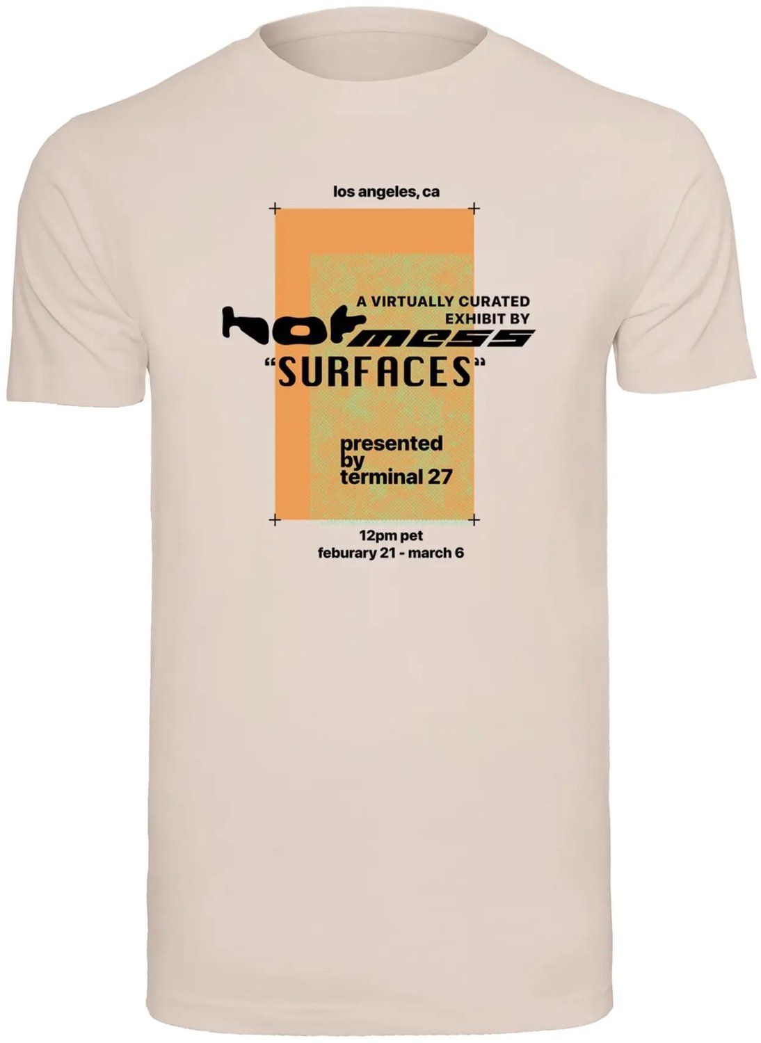 T-shirt Mister Tee Hotmess Surfaces Roze