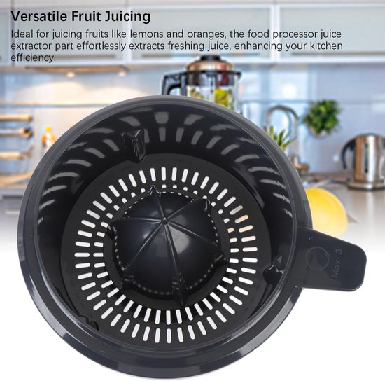 Citruspers accessoire - ABS - Vaatwasserbestendig — afbeelding 2