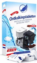 Ontkalkingstabletten Koffiemachine – 25 stuks - Krachtige Ontkalker - Universeel – Geschikt voor Jura, Siemens, De’Longhi, Krups, Bosch en Meer