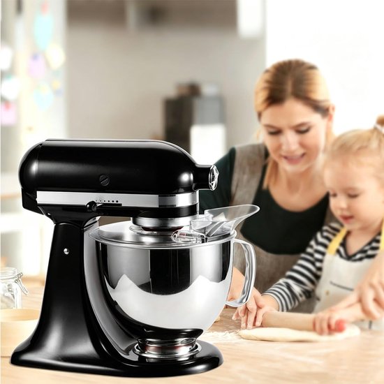 Spatbeschermer voor staande mixer - 5,5-7 liter - Transparant — afbeelding 3