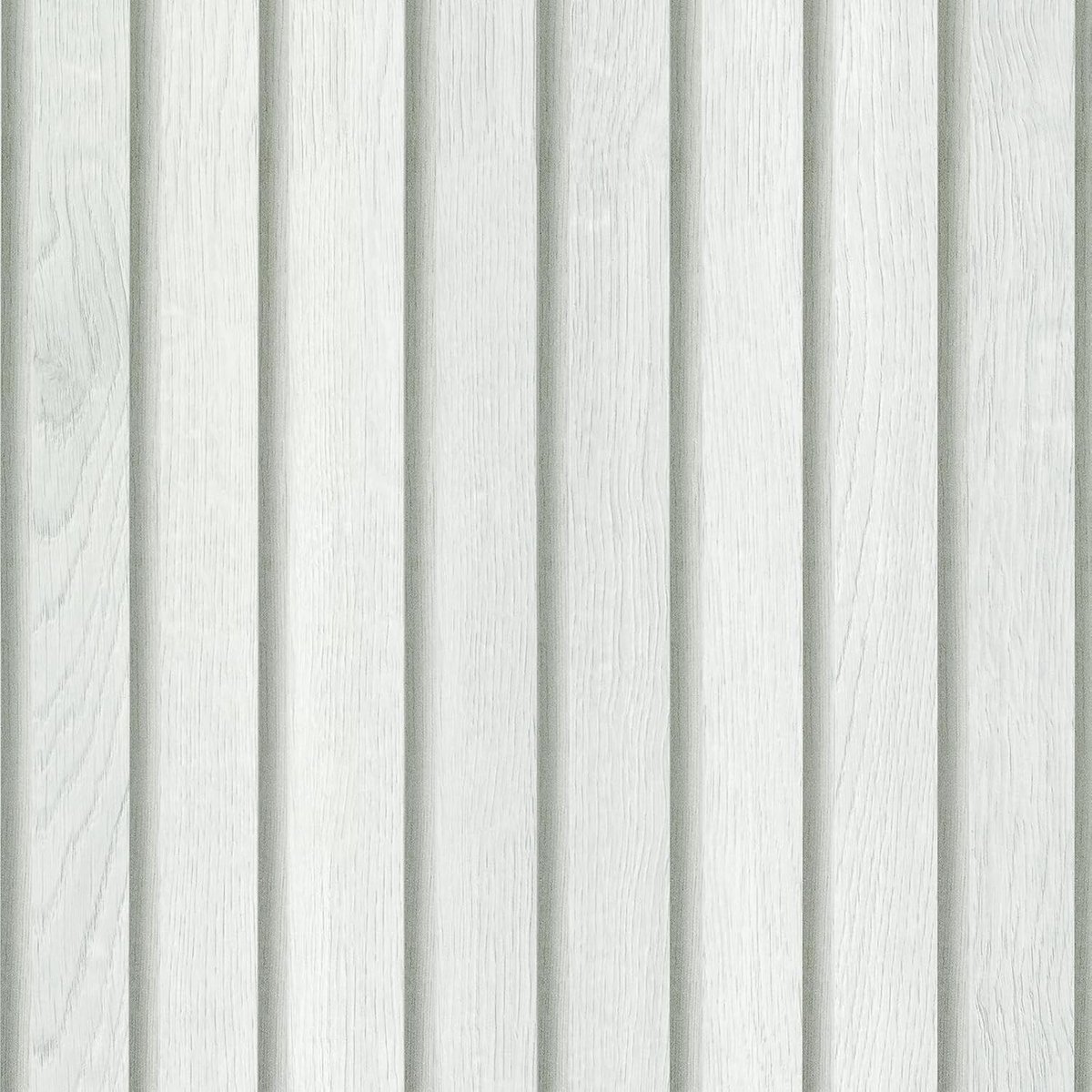 Houten Effect Vinyl Behang in Grijs-Wit voor Woonkamer en Slaapkamer - Zelfklevend 3D Wanddecoratie voor Meubels en Keukens - 40cm x 315mm
