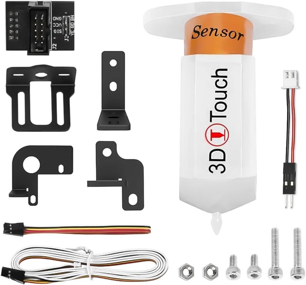3D Touch V3.2 Flatness Sensor voor 3D Printers - Compatibel met CR-10, A10, A20 en A30 Series - Inclusief Lange Kabel en BL-Touch Kit