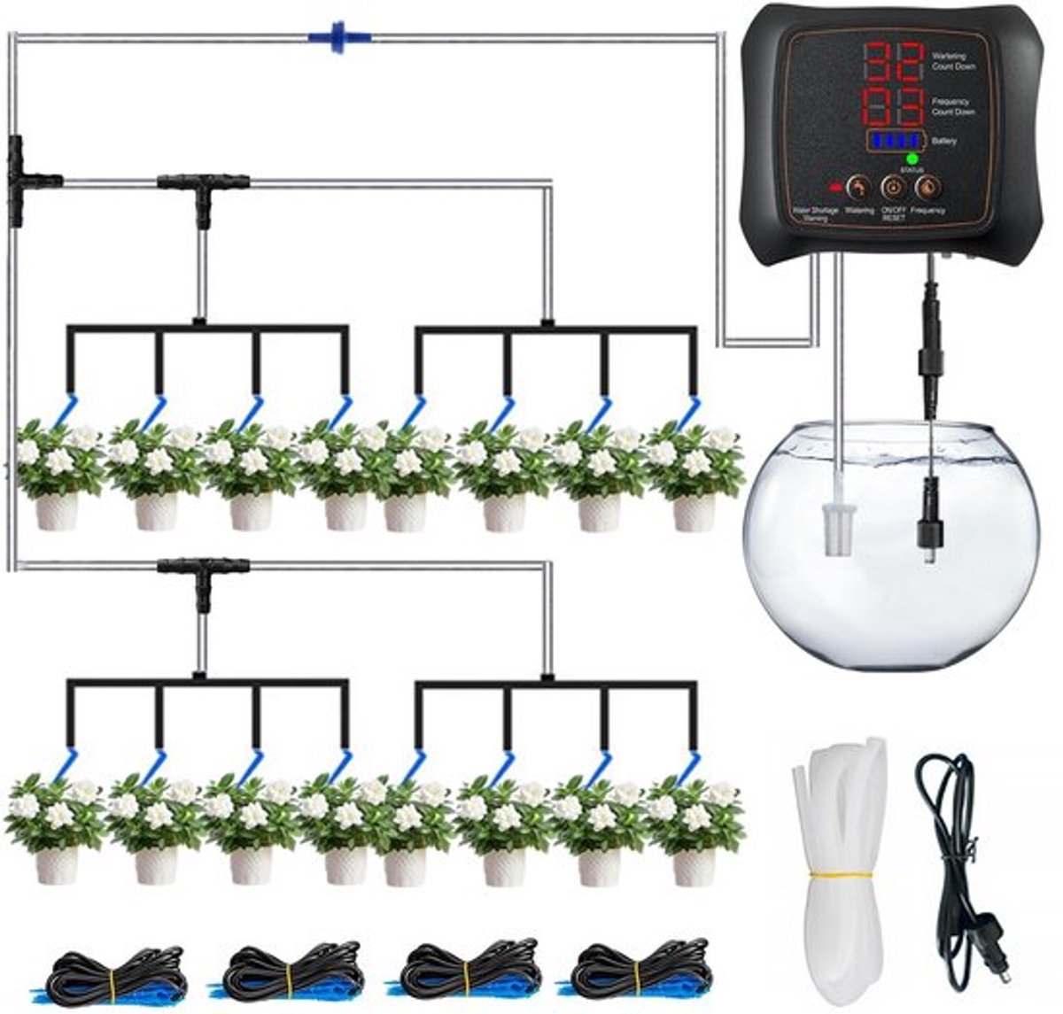 Allecto - Automatische Irrigatie - Kamerplanten met Tijdschakelsysteem