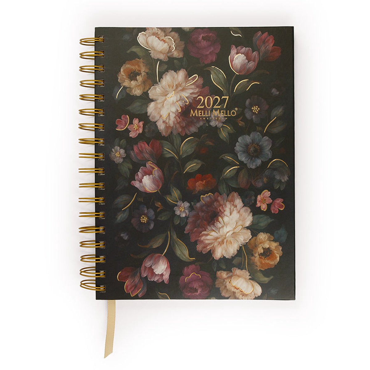 Melli Mello - Dark Romance - Bureau Agenda - 2027 - Dark - Bloemen