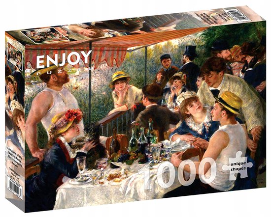 enjoy Puzzel Auguste Renoir: Het ontbijt van de roeier 1000 delen 1
