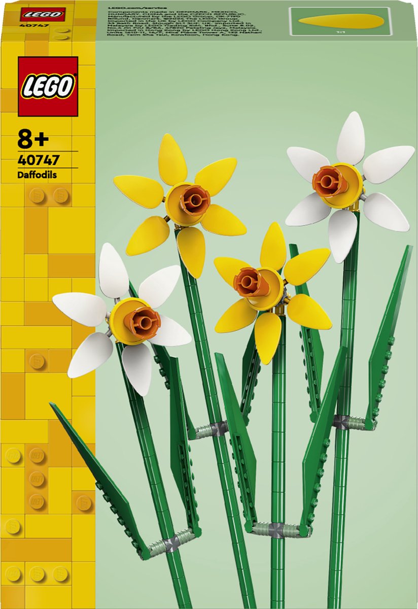 Bol.com LEGO Botanicals Narcissen Bloemen Boeket Bouwpakket voor Kinderen en Woonaccessoire 40747 aanbieding
