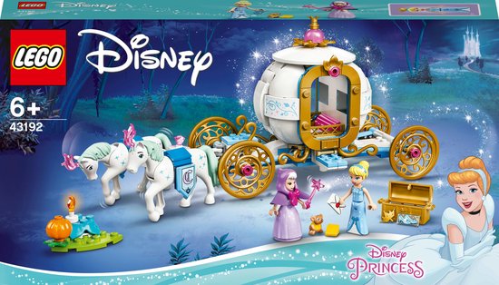 LEGO Disney Princess Assepoesters koninklijke koets 43192
