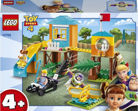 LEGO Toy Story 4 Speeltuinavontuur van Buzz en Bo Peep 10768
