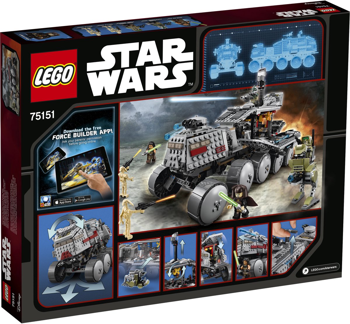 LEGO Star Wars Clone Turbo Tank 75151 — afbeelding 3
