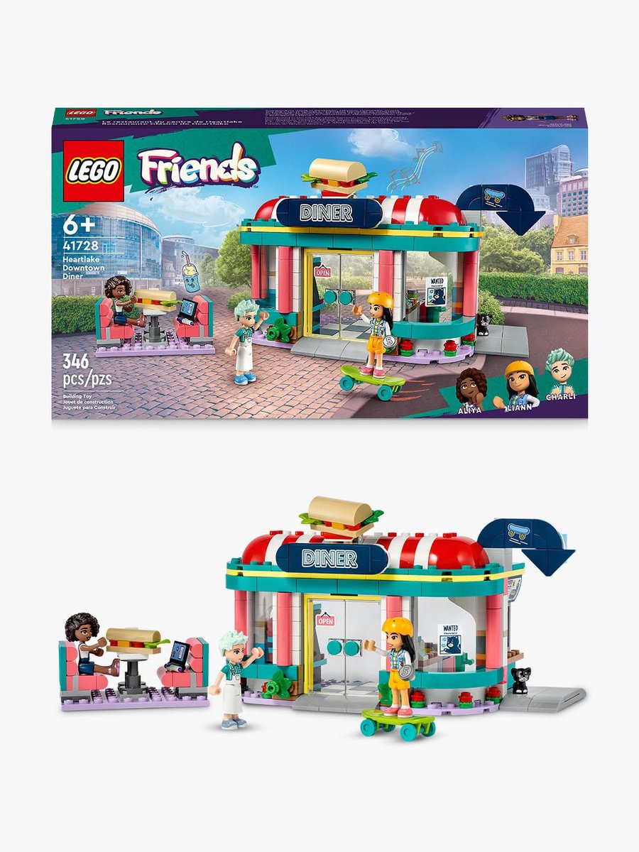 Bol.com LEGO 41728 Friends Heartlake restaurant in de stad Speelgoed Set met Personages voor 2023 aanbieding