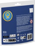 Achterkant van de LEGO Sonic verpakking met waarschuwingen, onderdelen informatie en recycling logo's.