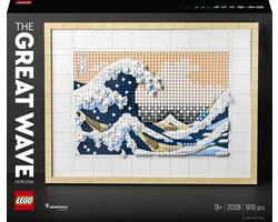 LEGO Art Hokusai – De grote golf, 3D Wanddecoratie Knutselpa