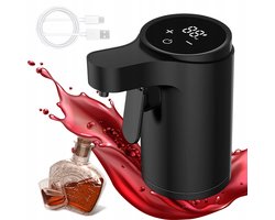 Elektrische Wijnbeluchter - Wijn Decanteerder Draagbare - Automatische Wijndispenser - 1-knops Start - Versnelt Beluchting - Slaapstand - USB Oplaadbaar - Schenker - Voor Rode Wijn & Whisky