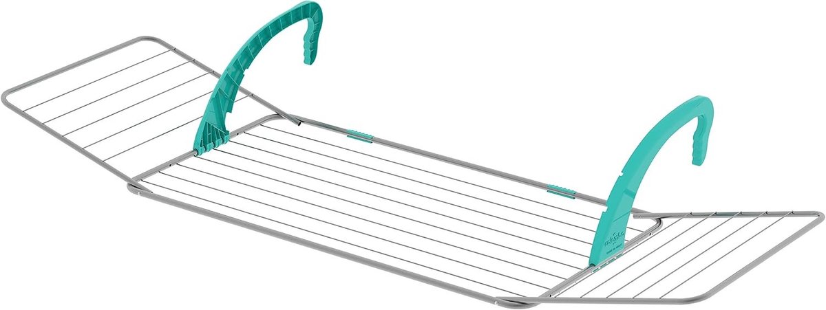 Droogrek radiator - Water Groen - Balkon Wasrek - Compact en Ruimtebesparend - Voor Thuisgebruik