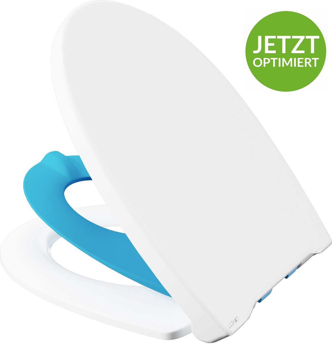 Luvett C490 - WC-bril - Met Verkleiner - Dubbele Softclose - Afneembaar - 3 Montagevarianten - Duroplast