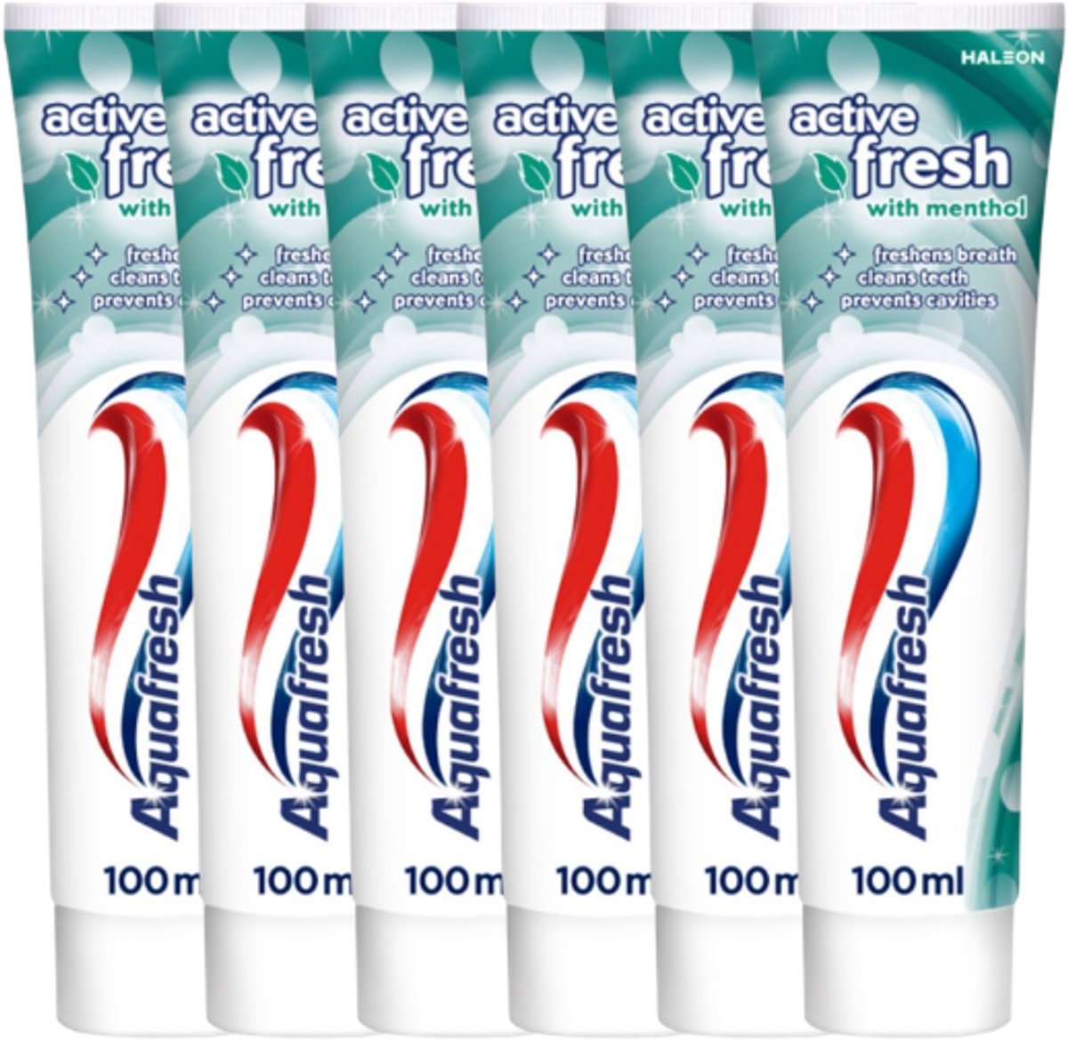 Aquafresh Tandpasta Active Fresh - 6 x 100 ml - Voordeelverpakking