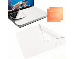 Screen Keyboard Printing Protector Set voor Laptops - Microfiber Schoonmaakdoek (29 x 19 cm) voor MacBook Pro, Dell XPS en HP Envy - Bescherming en Onderhoud van Toetsenborden en Schermen