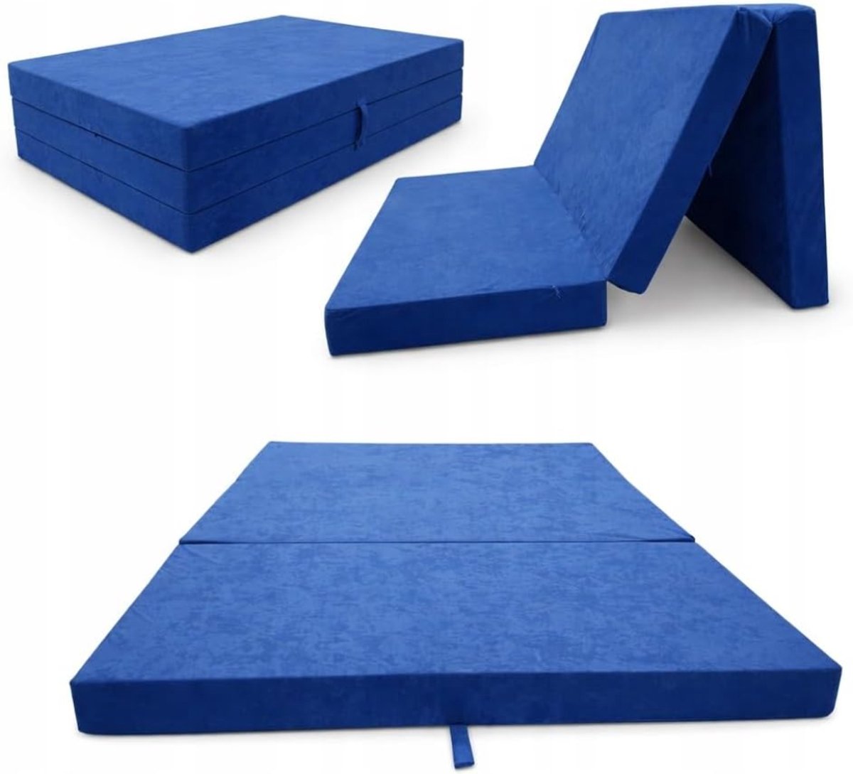 DYVNS® Vouwmatras - Vouwbed - Logeerbed Opvouwbaar - Blauw