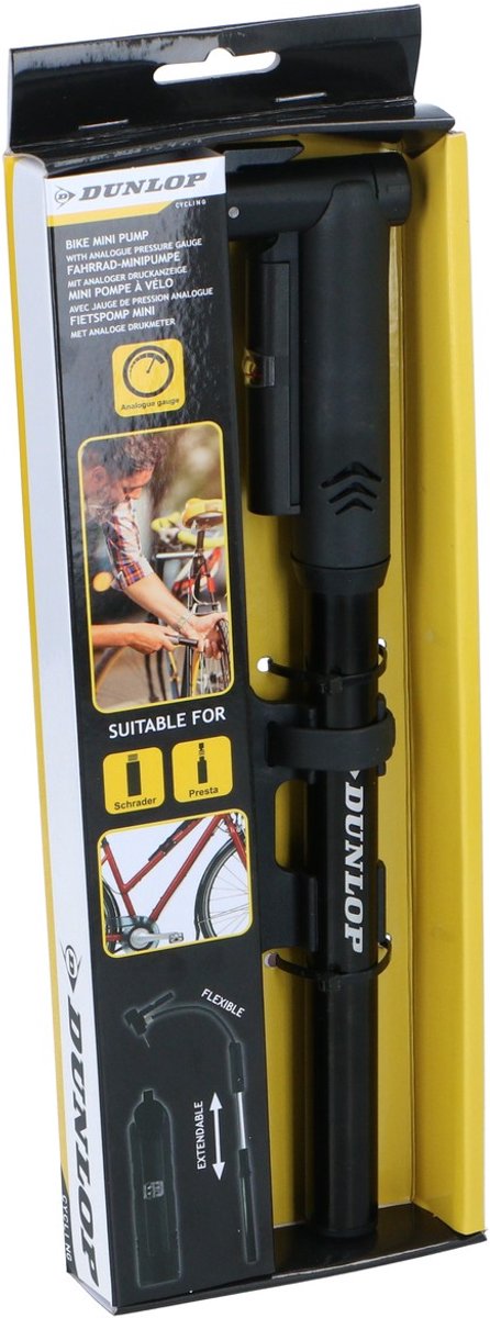 Dunlop Mini Fietspomp — afbeelding 4
