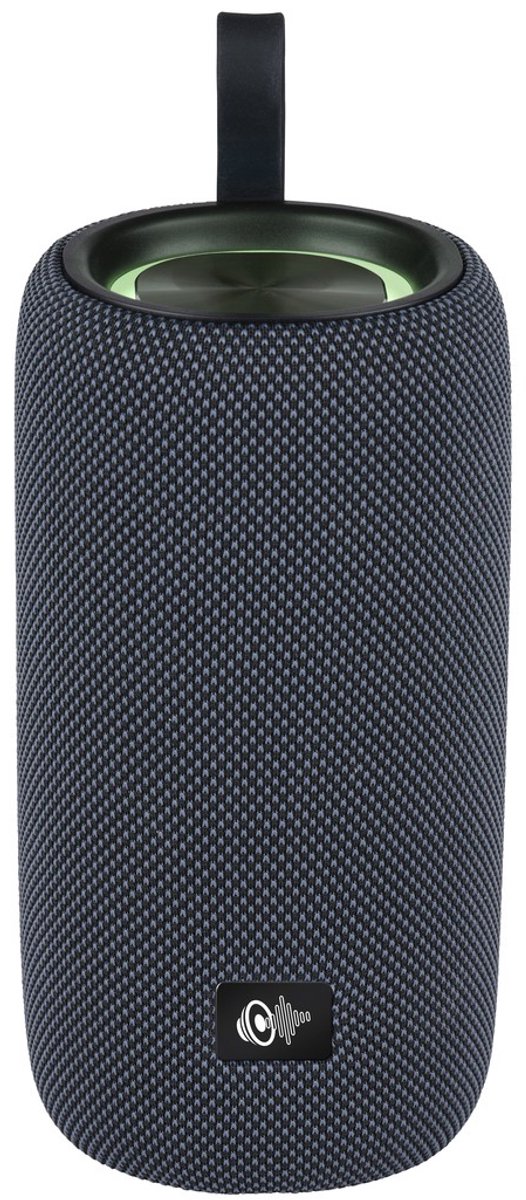 Draadloze Bluetooth Speaker 16W - Party Muziekbox met RGB Lichtshow en FM Radio - Compacte Speaker met Rijke Bass en 2,5 Uur Speeltijd - Zwart — afbeelding 4