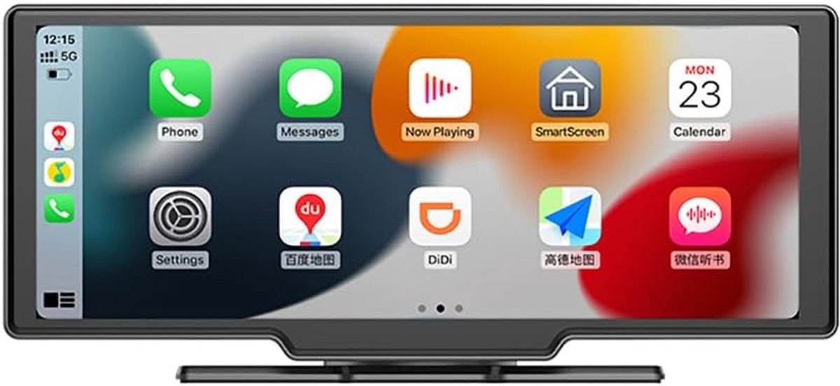 Autoradio stéréo Bluetooth 10 Pouces écran Tactile CarPlay Android Auto WiFi sans Fil carplay intégré DVR AHD caméra Transmission FM,etc