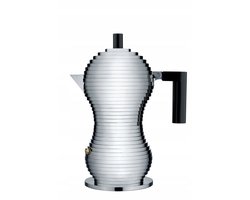 Alessi PULCINA Percolator - Espressomaker 150 ml, Zwart, Inductie