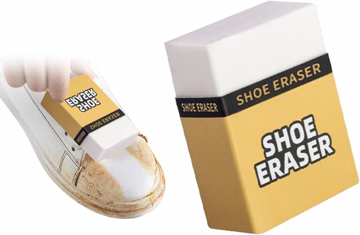 Schoenreinigingsgum voor Sneakers en Suède, Perfect voor Vlekken en Onderhoud