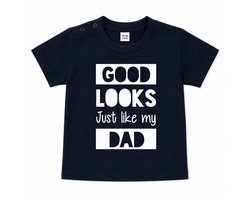 shirt baby met tekst eerste vaderdag papa