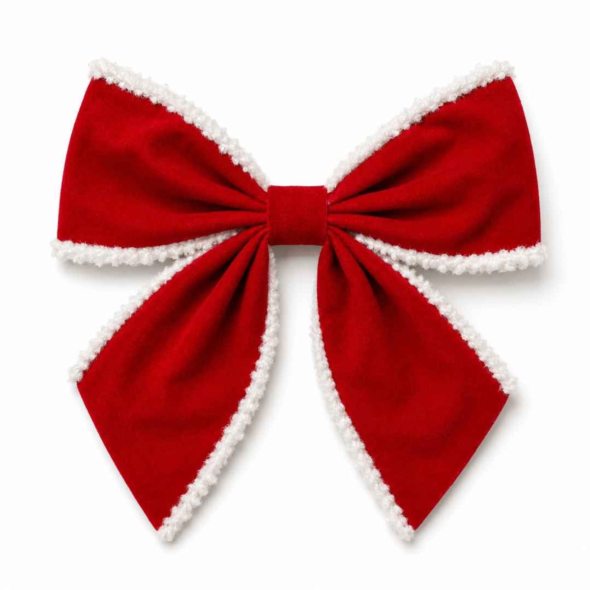 Velvet strik – Set van 2 stuks – Feestelijke strik – Rood – 20 x 15 cm