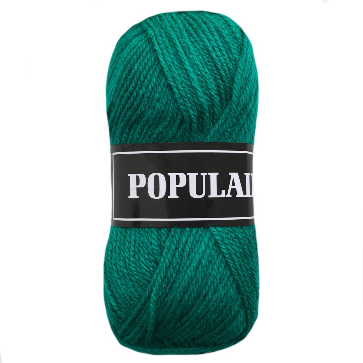 Beijer Populair acryl garen - aqua groen (90) - 5 bollen haakgaren/breigaren - naald 3,5 a 4mm
