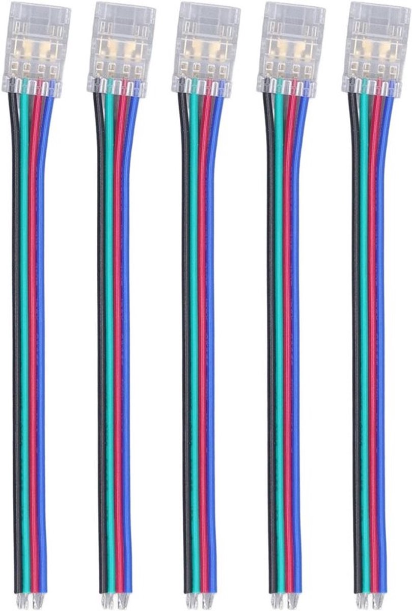 Allecto - Led Strip Connector - 10Pcs 4Pin 10Mm - Kwaliteit