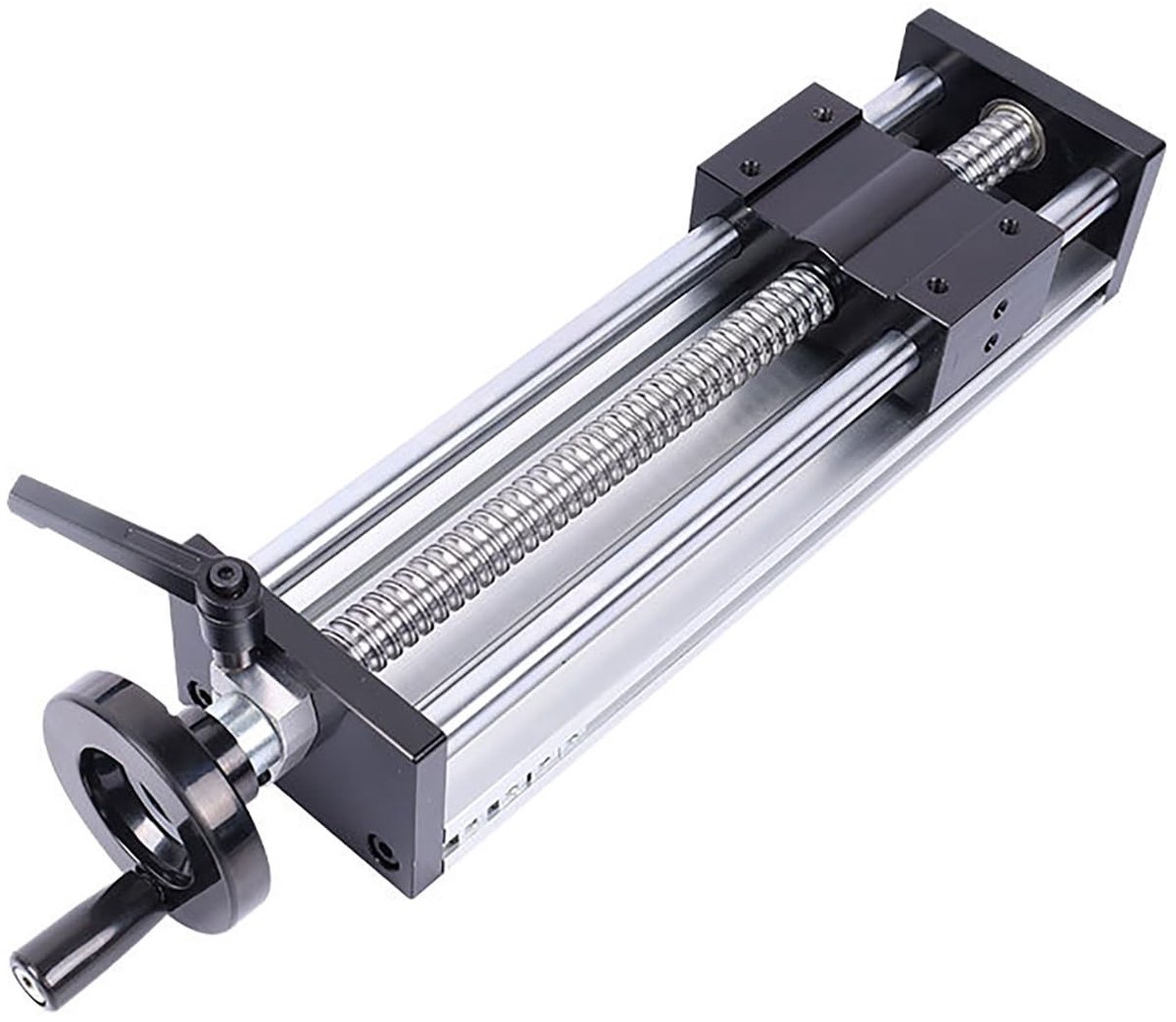 Lineaire geleidingsrail 200mm, nauwkeurige lineaire bewegingsrail, dubbele optische as voor CNC-freesmachine en 3D-printer, perfect voor automatisering en DIY-projecten