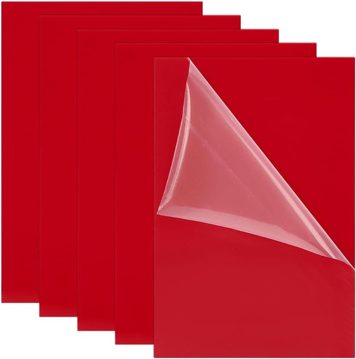 Vijf stuks brandwerende acrylplaten 30.5x20.3 cm, 2 mm dik, ideaal voor lasergraveren en DIY-projecten