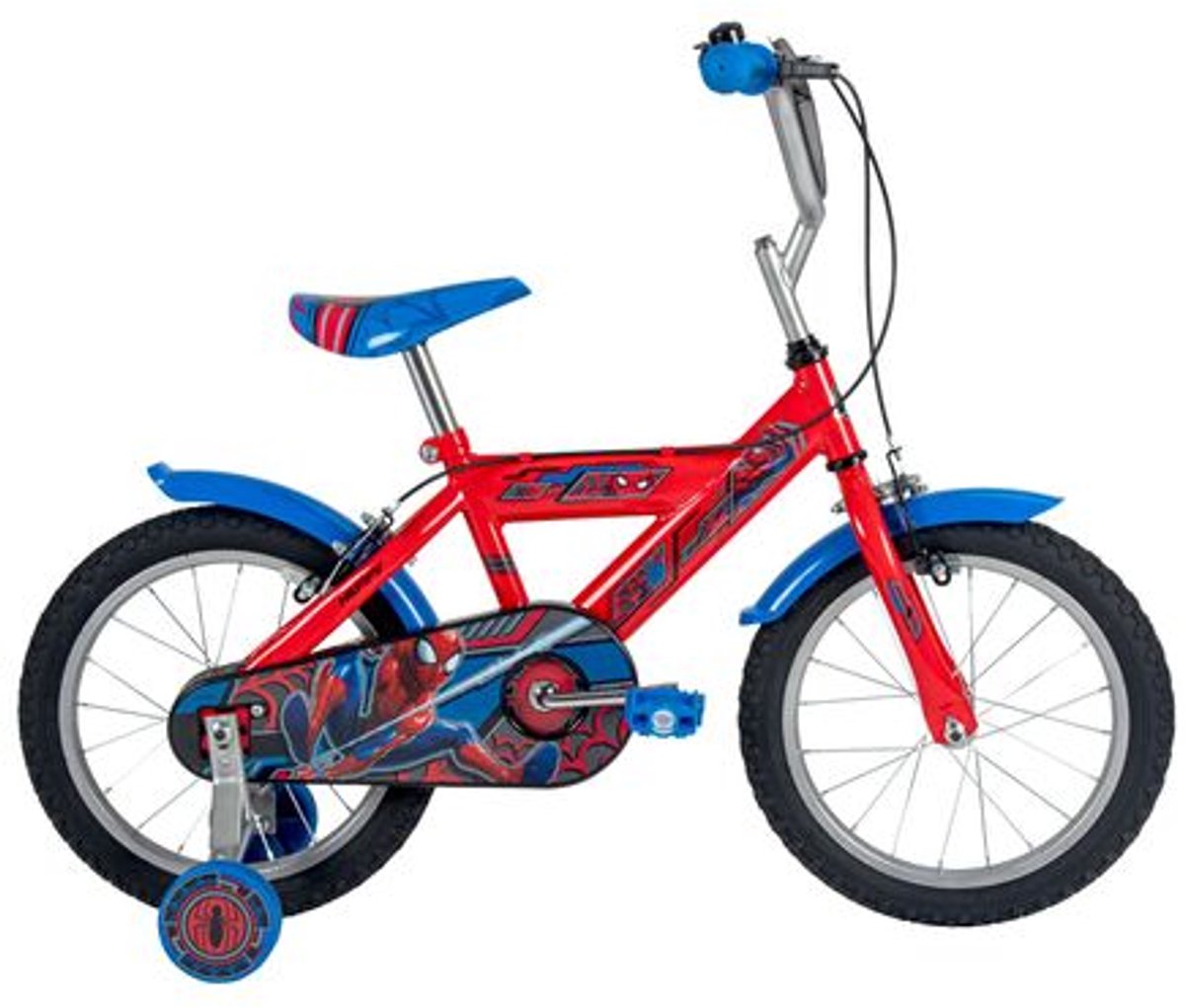 Spider-Man Kinderfiets - Jongens - 16 inch - Rood - Twee handremmen
