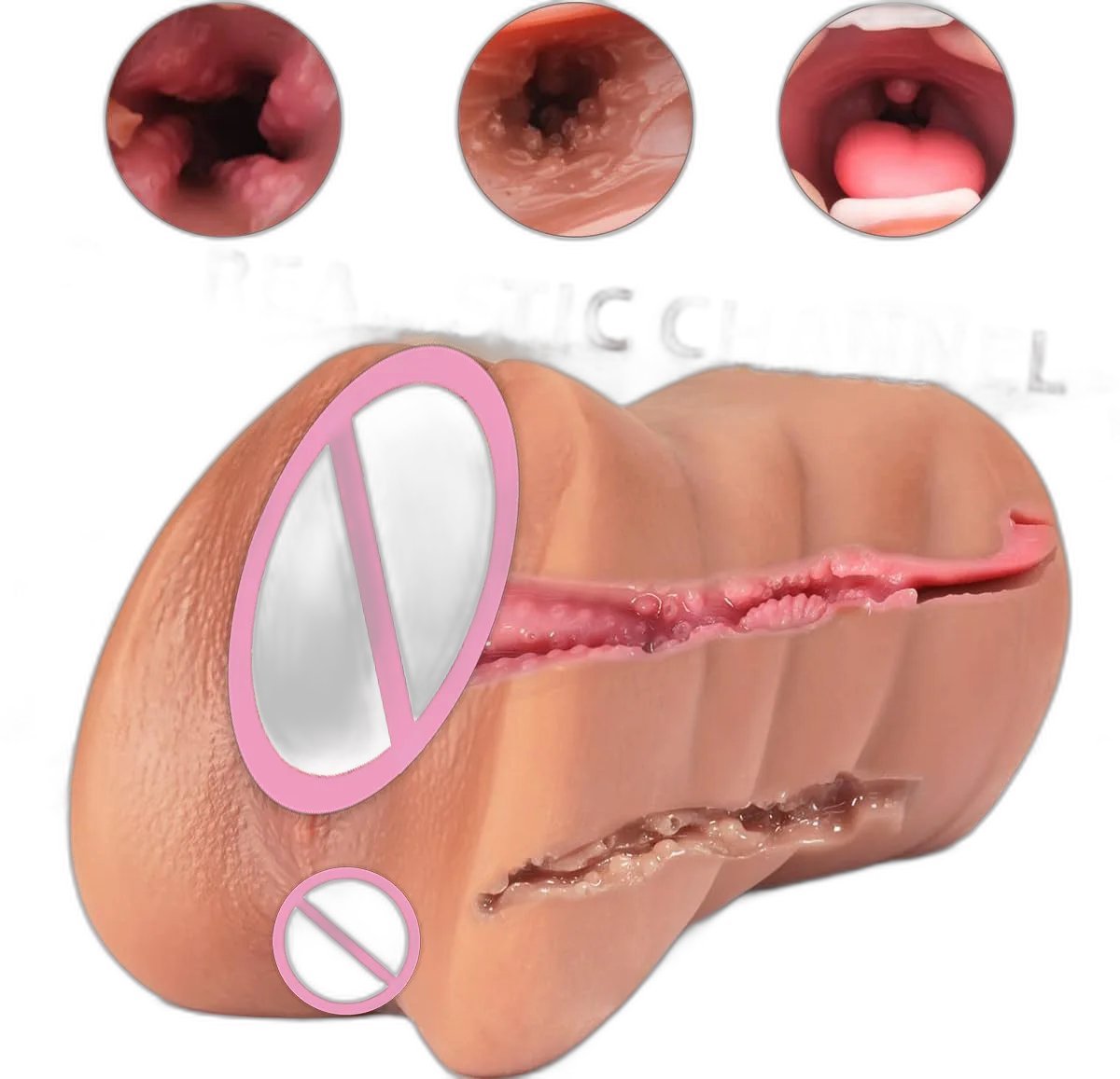 Currero Pocket Pussy met Billen - Masturbator voor Man - Realistisch Torso - Kunstvagina - Billenpop - Sextoy voor Mannen - Discreet Verpakt - 17 cm - met Luxeset