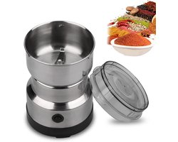 Multifunctionele Smash Machine, Mini Elektrische Koffiemolen 4 Messen, Rvs Kruidenprocessor Multifunctionele Slijpmachine Voor Granen Noten Bonen Kruiden Bonen Keuken Accesoire