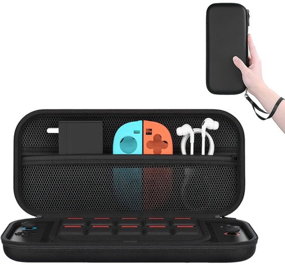 Allecto - Handbag voor Nintendo Switch 2 - Beschermende Reistas - Met Accessoires