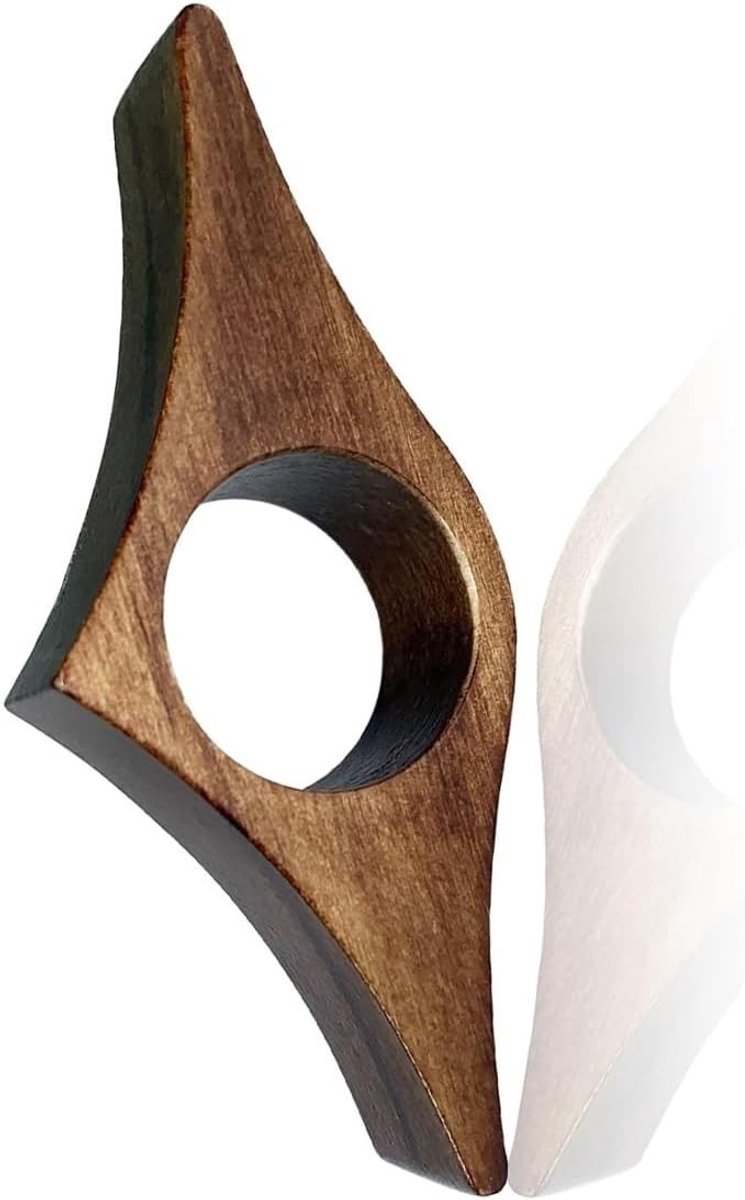 Handgemaakte Walnoten Houten Boekenlegger van 23mm - Perfecte Accessoire voor Boekenliefhebbers, Lezers en Docenten, Ideaal als Cadeau