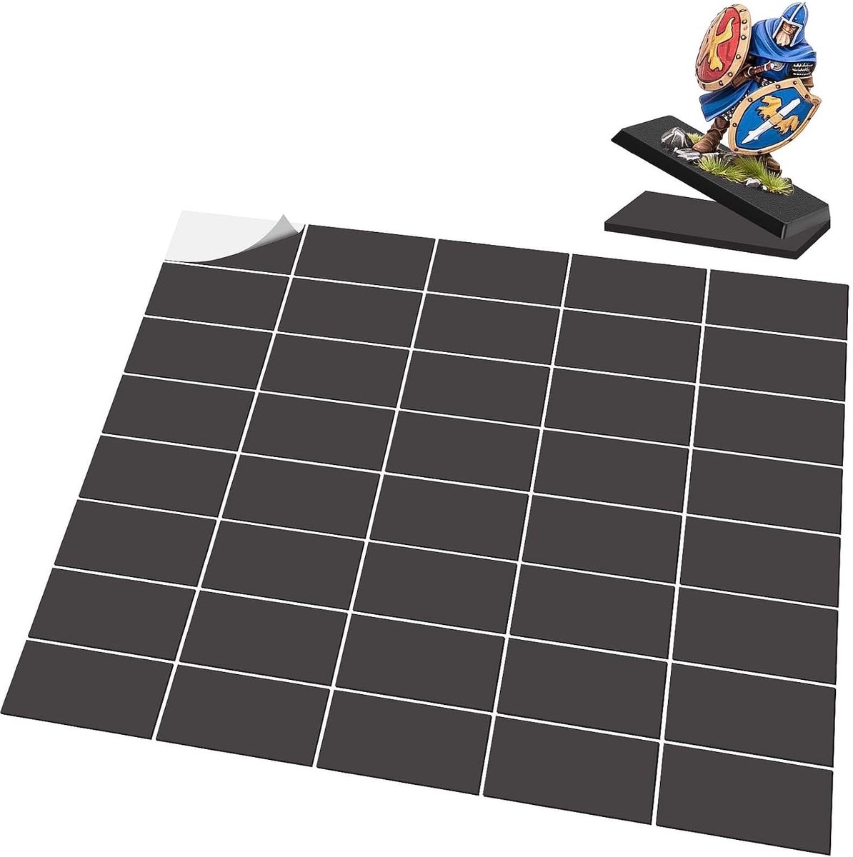 Ronde magnetische bases van 25 mm voor tabletop miniaturen, bordspellen en decoratie - 100 stuks