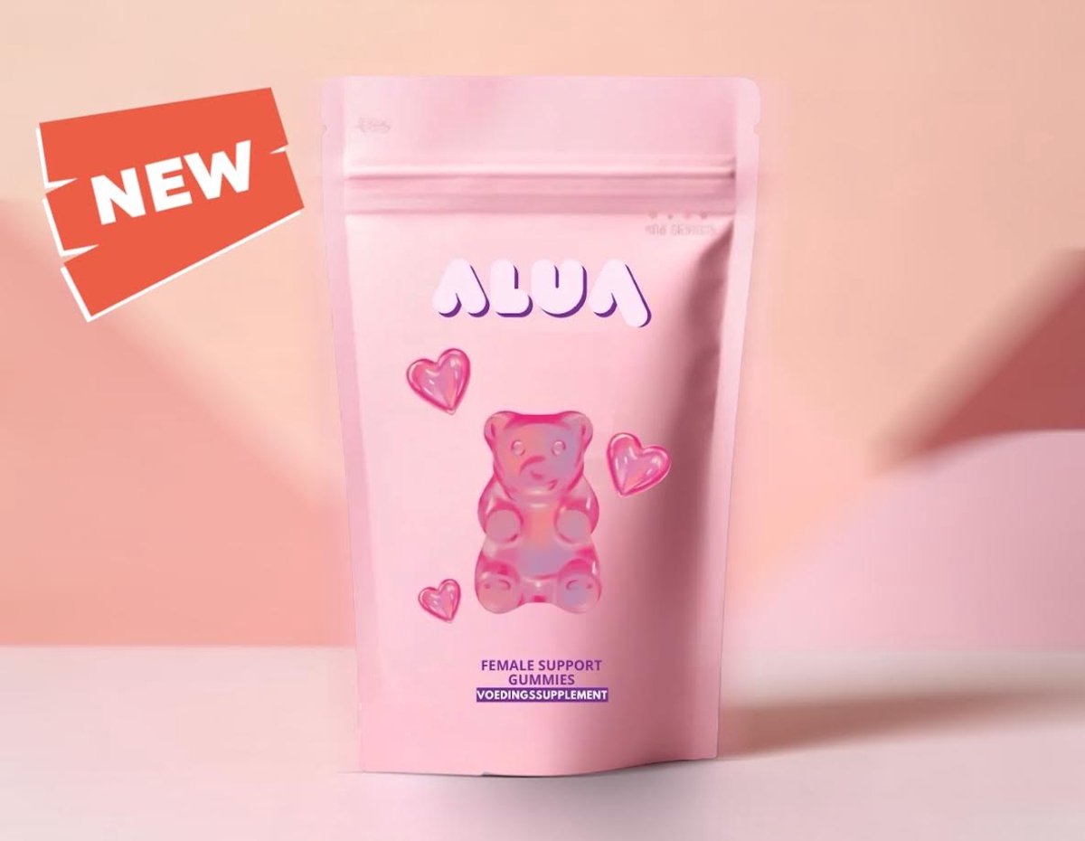 Alua Gummie beertjes aardbei huid, haar en nagels