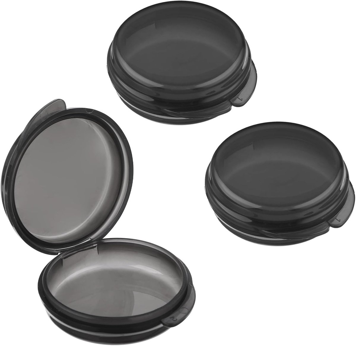 3-delige mini pillendoos, draagbare pillenorganizer voor dagelijks gebruik, ronde pillenopslag voor handbagage en reizen