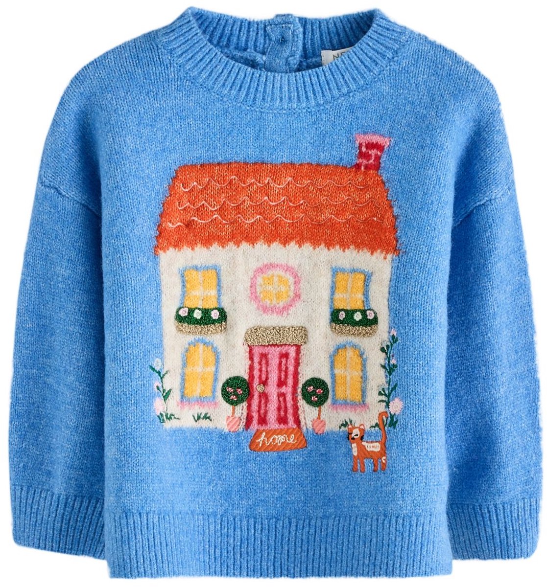 Next - Meisjes - Boxy trui - Blauw