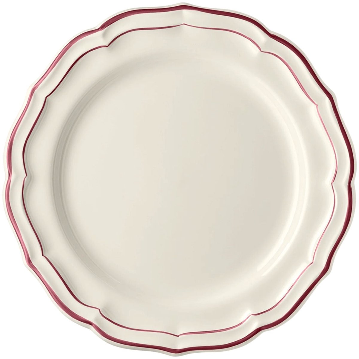 Gien - Dinerbord Filet Bordeaux / Burgundy 26cm - Dinerborden