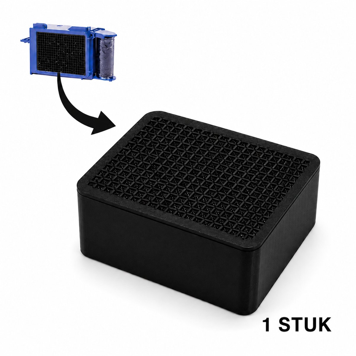 Huubsolutions Actief Koolstoffilter geschikt voor Geberit DuoFresh - 1 Stuk - Geschikt voor DuoFix - WC Geurfilter - 6 Maanden Effectief