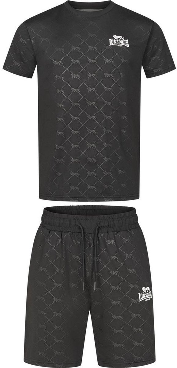Lonsdale Prestwood functioneel shirt & korte broek set, normale pasvorm