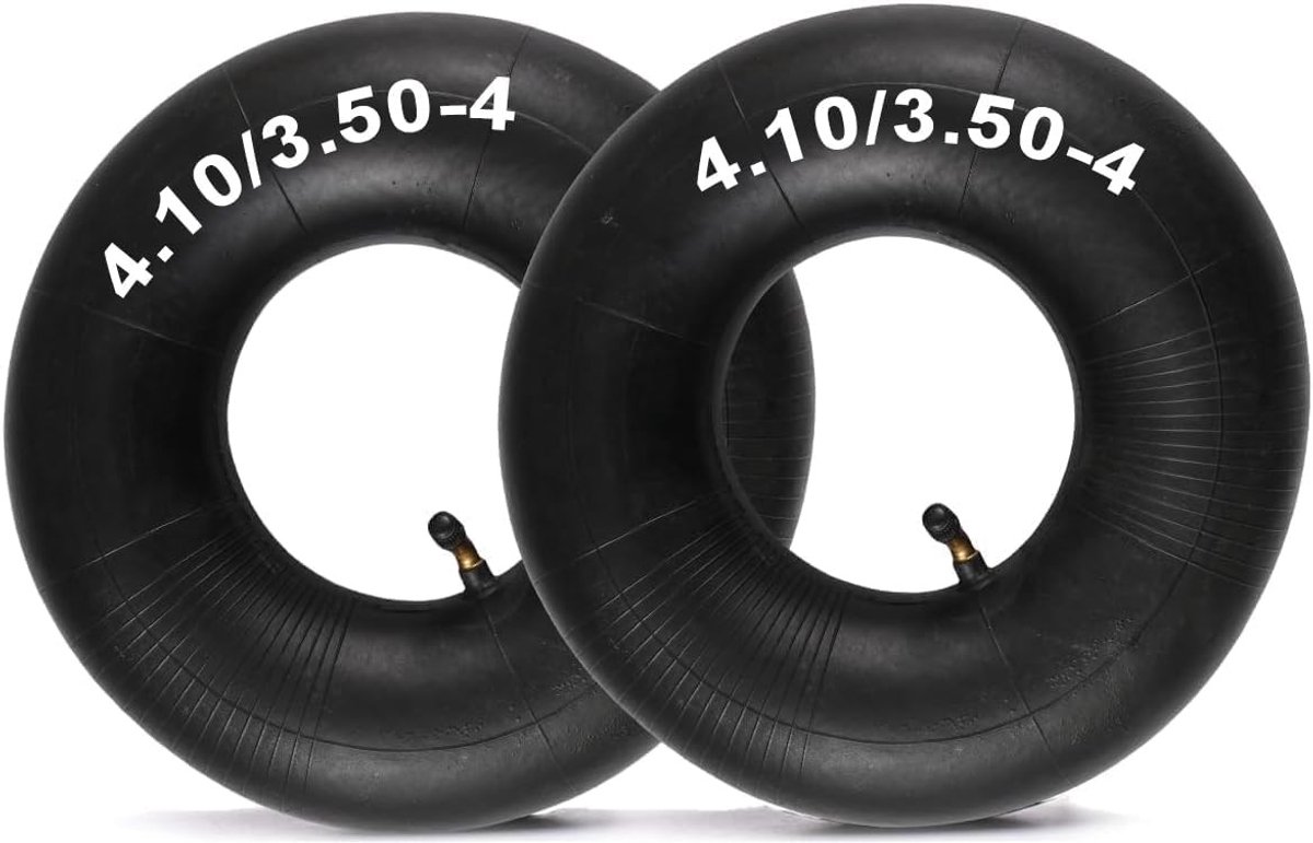 Kruiwagenband - Binnenband 4,10/3,50-4 Inch - Rubberen Vervanging voor Grasmaaier en Steekwagen